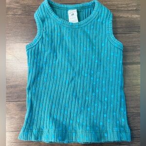 Kate Quinn Teal Polka Dot Tank Top 12-18M